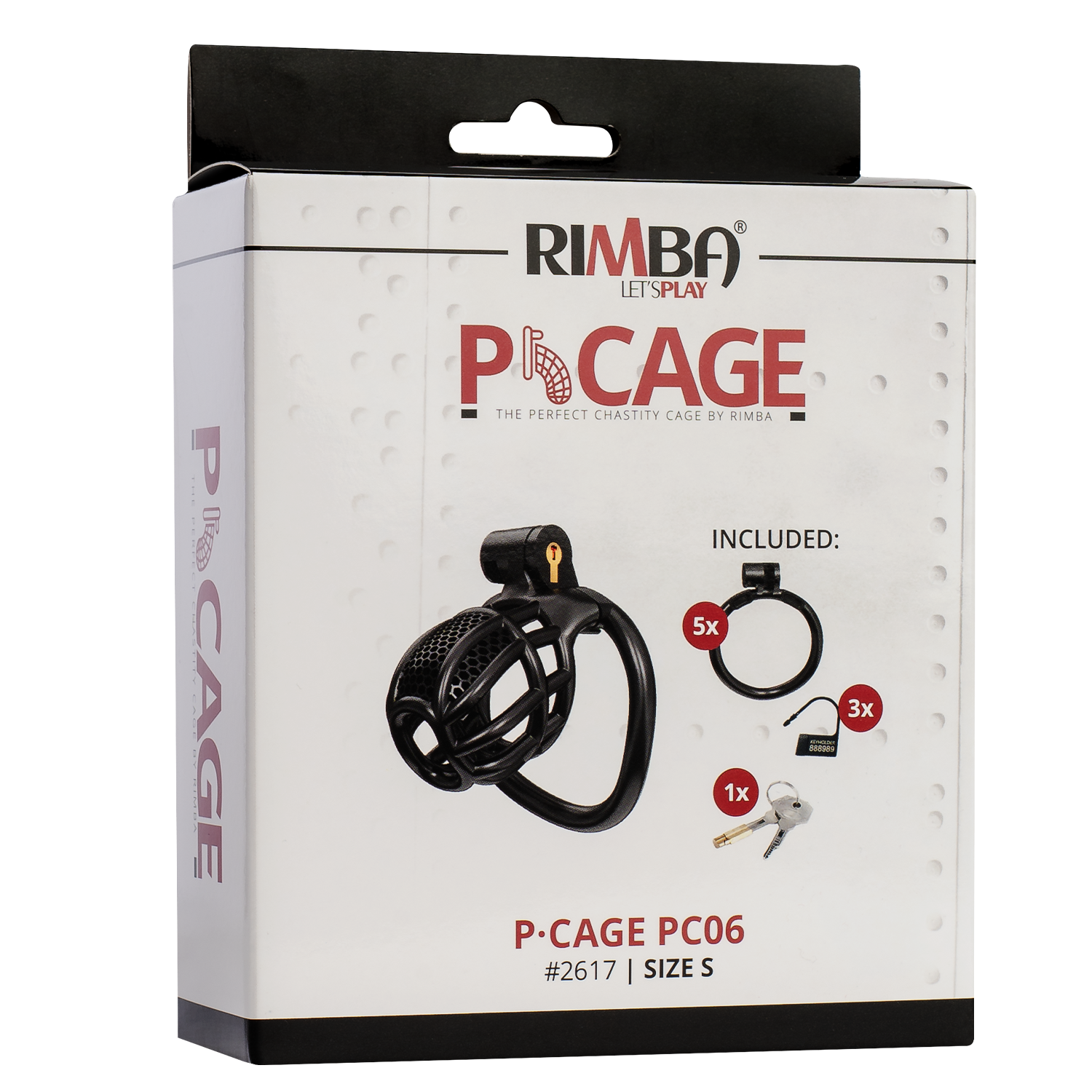 3: Rimba P-Cage - P-Cage PC06 - Peniskäfig Größe S - Schwarz