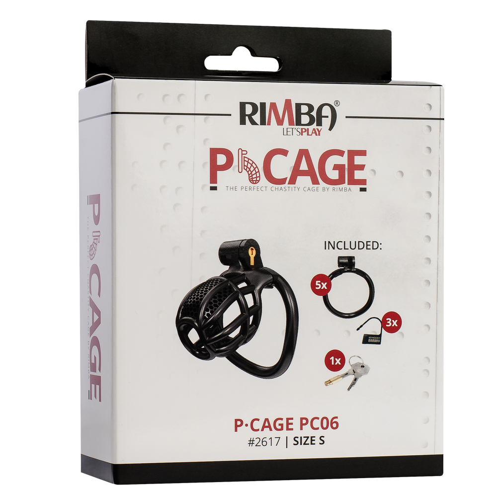 Rimba P-Cage - P-Cage PC06 - Peniskäfig Größe S - Schwarz