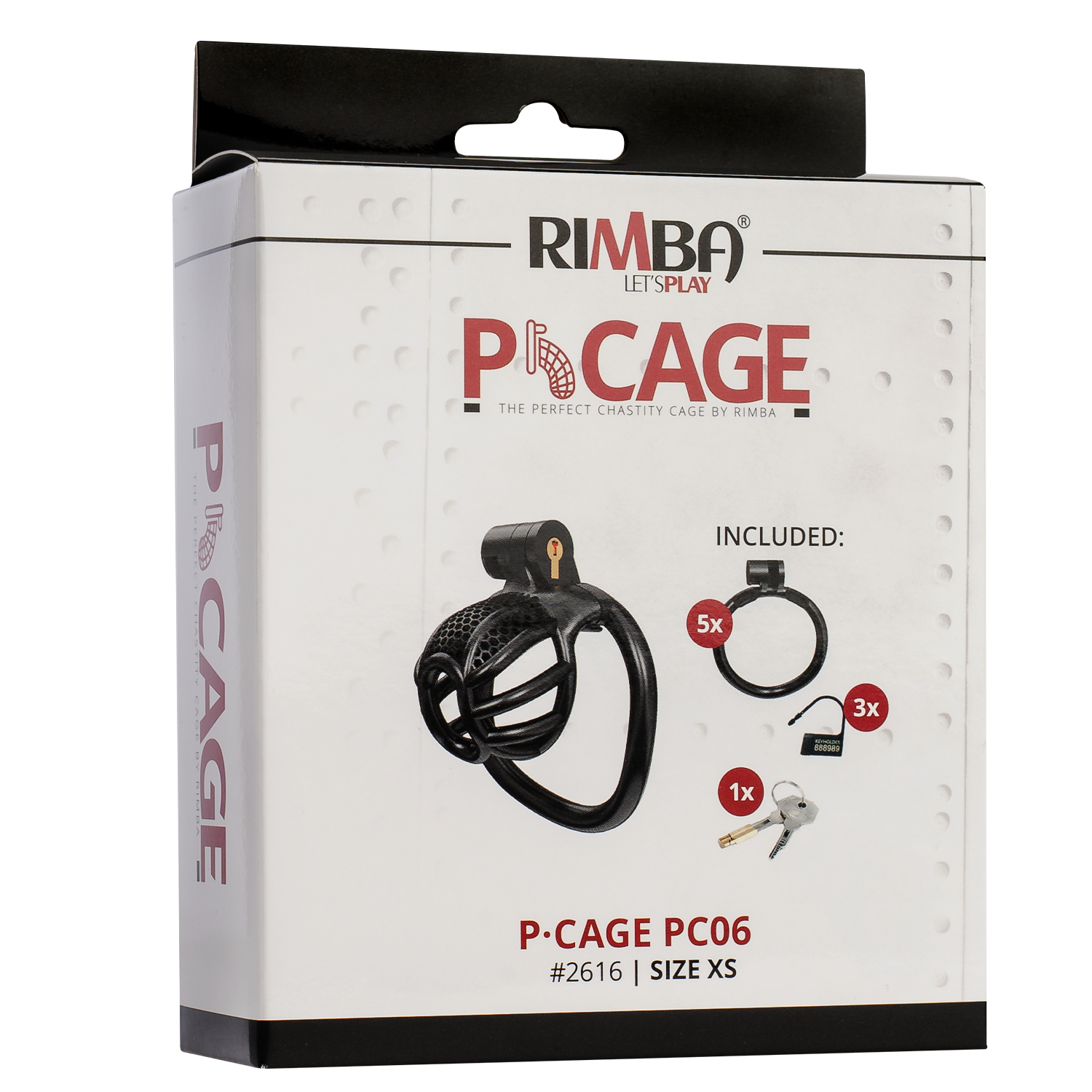 Rimba P-Cage - P-Cage PC06 - Peniskäfig Größe XS - Schwarz