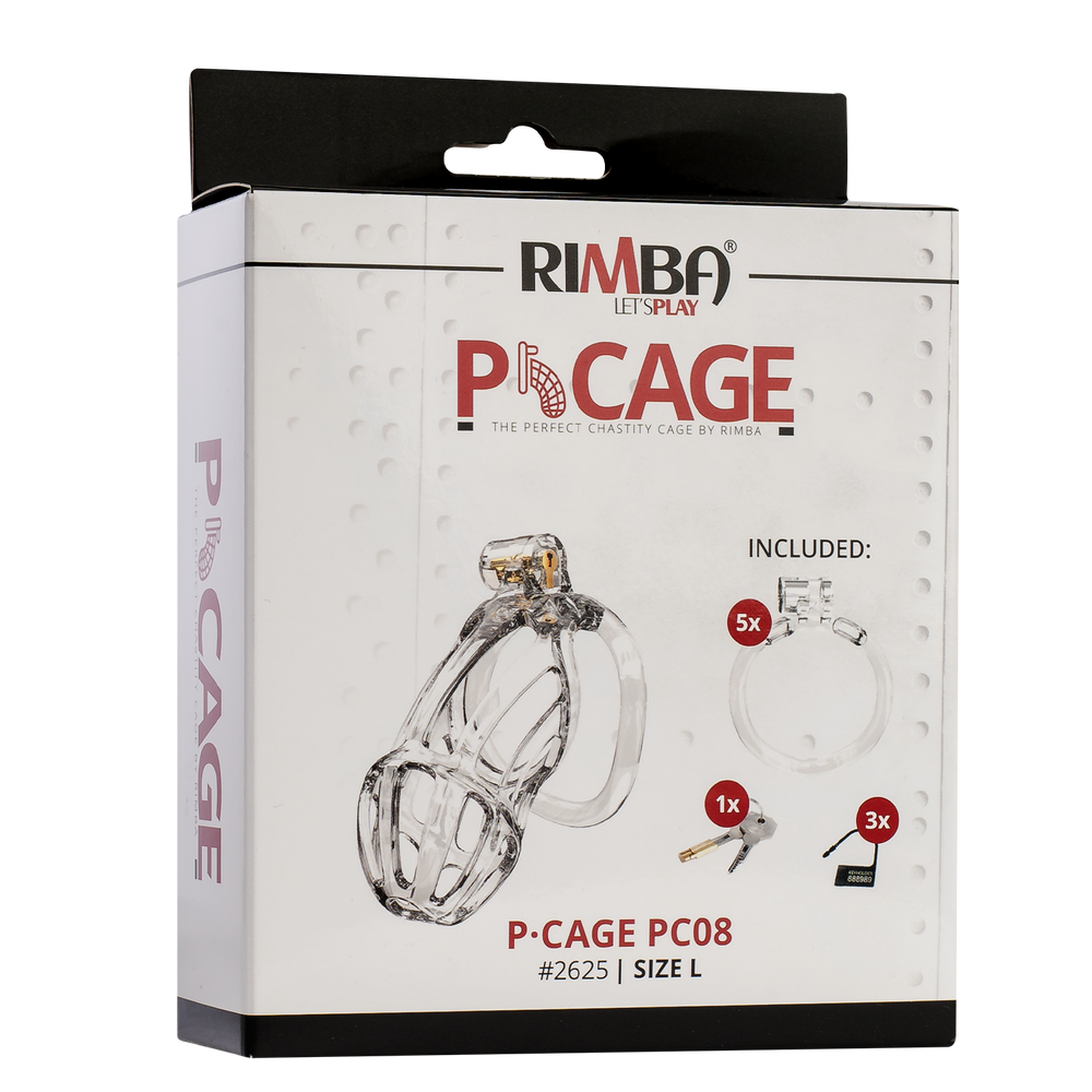 3: Rimba P-Cage - P-Cage PC08 - Peniskäfig Größe L - Transparent