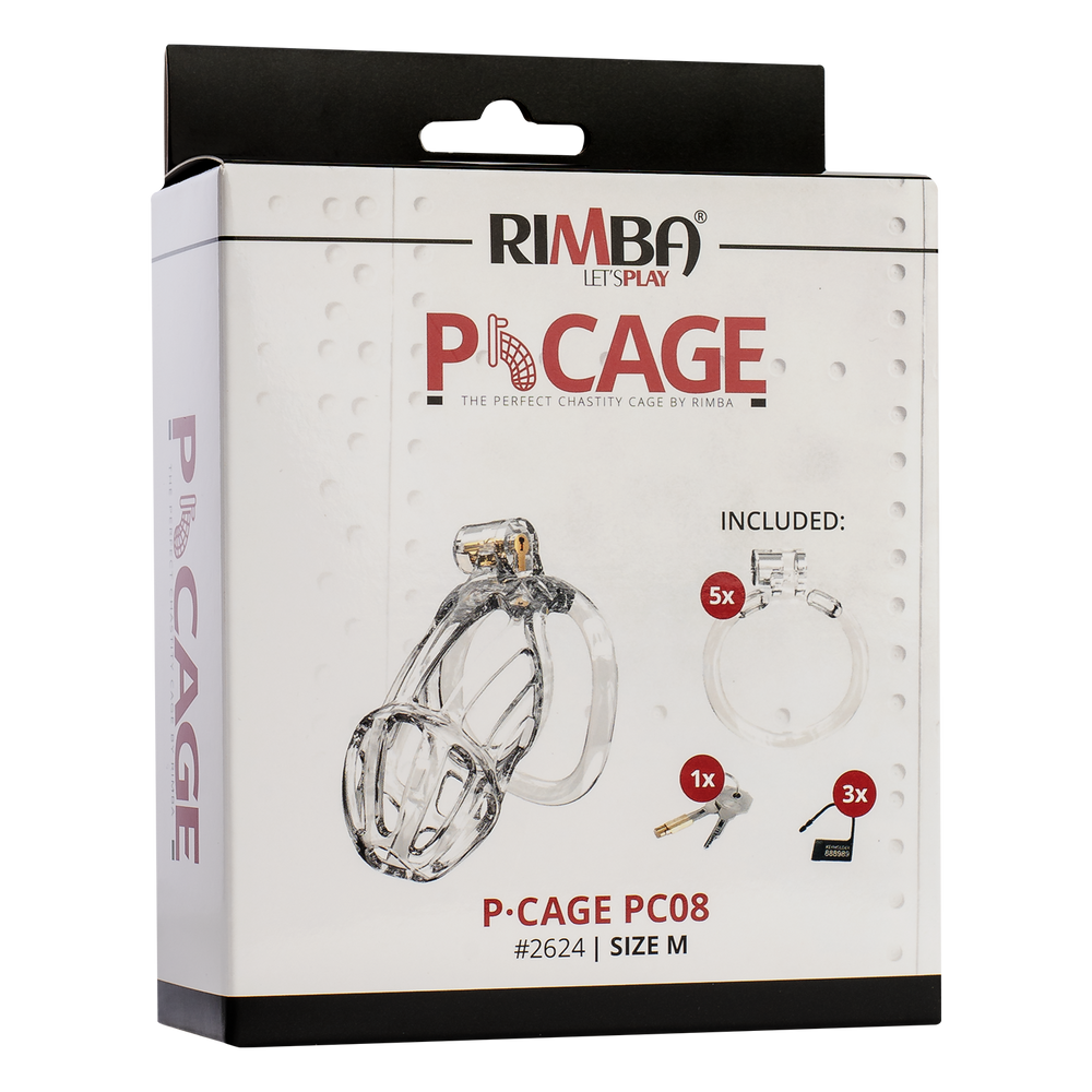3: Rimba P-Cage - P-Cage PC08 - Peniskäfig Größe M - Transparent