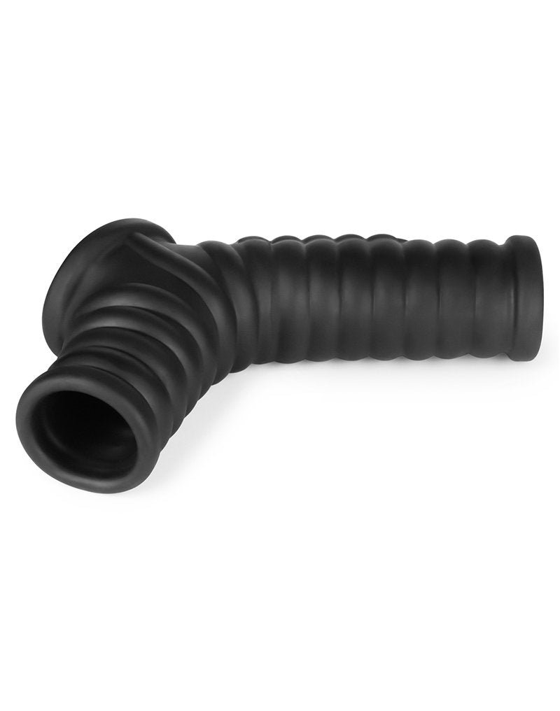 LoveToy - Wave Knights Ring - Vibrierende Penis- und Hodensackmanschette (Ø 2,8 cm) - Schwarz