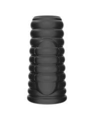 LoveToy - Wave Knights Ring - Vibrierende Penishülse (Ø 3,7 cm) - Schwarz