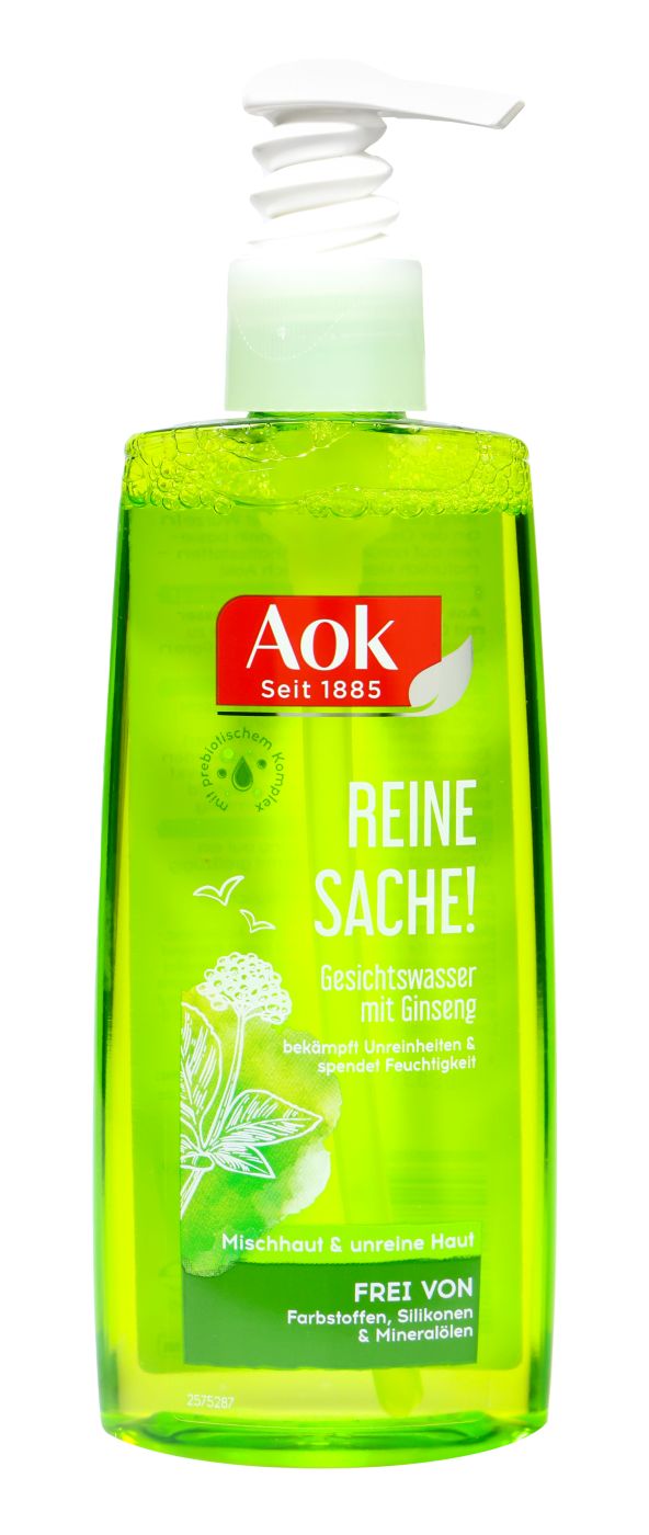 Aok Gesichtswasser mit Ginseng, 200 ml