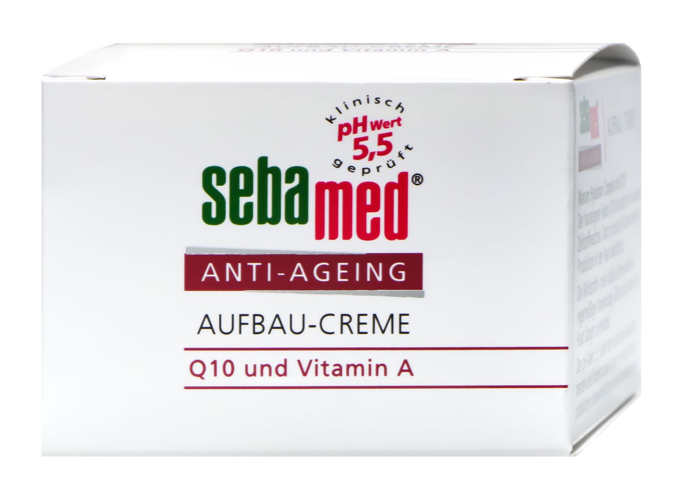 Sebamed Anti-Aging Aufbaucreme Q10 + Hyaluron Komplex, 50 ml