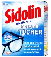 Sidolin Brillenputztuch, 20 er