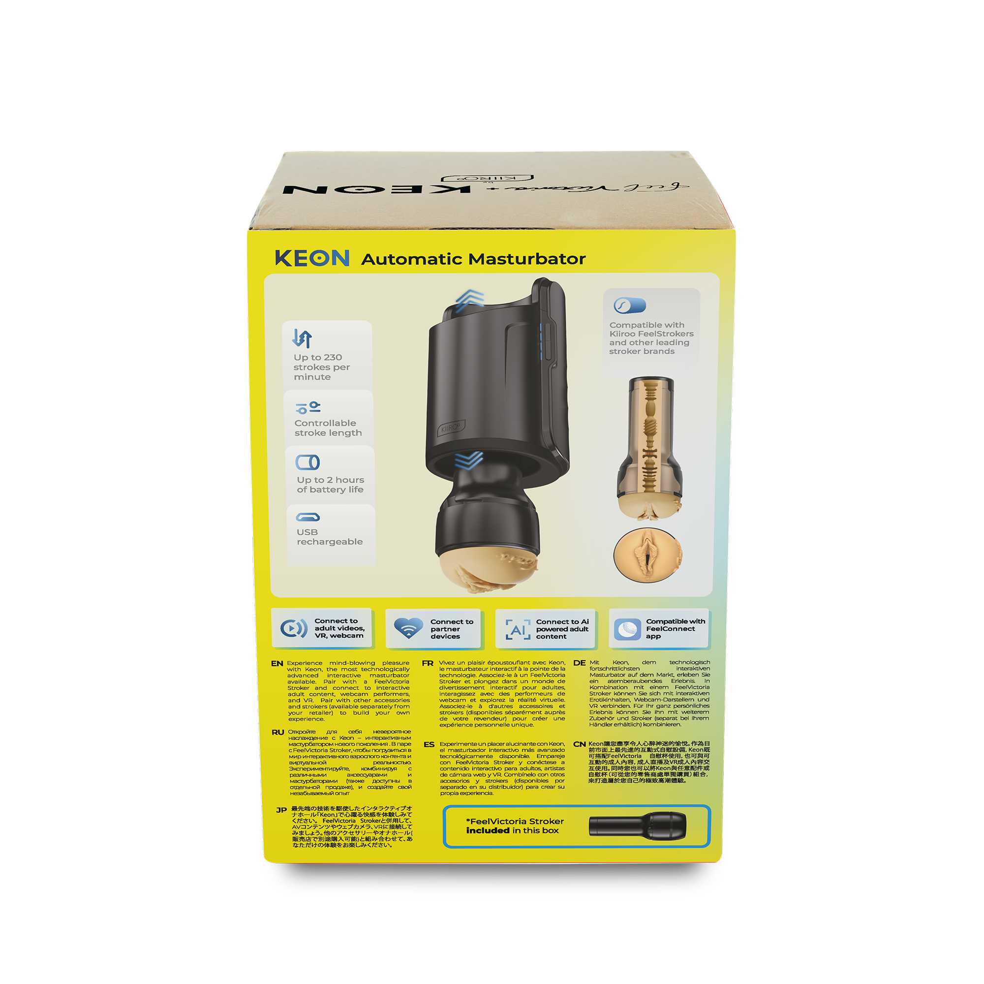 13: Kiiroo – Keon WiFi Kombi-Set mit Feel Victoria June Stroker