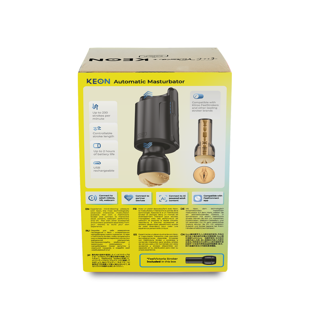 13: Kiiroo – Keon WiFi Kombi-Set mit Feel Victoria June Stroker