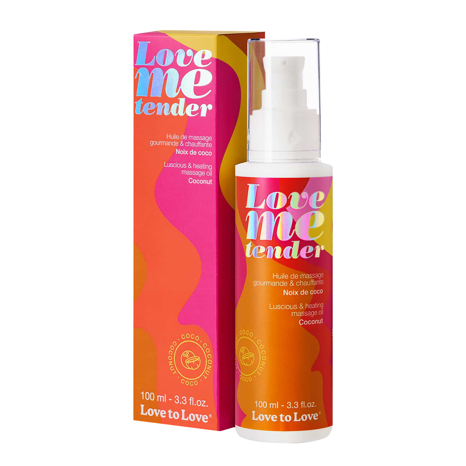 2: Love To Love – Love Me Tender Massageöl – Kokosnuss