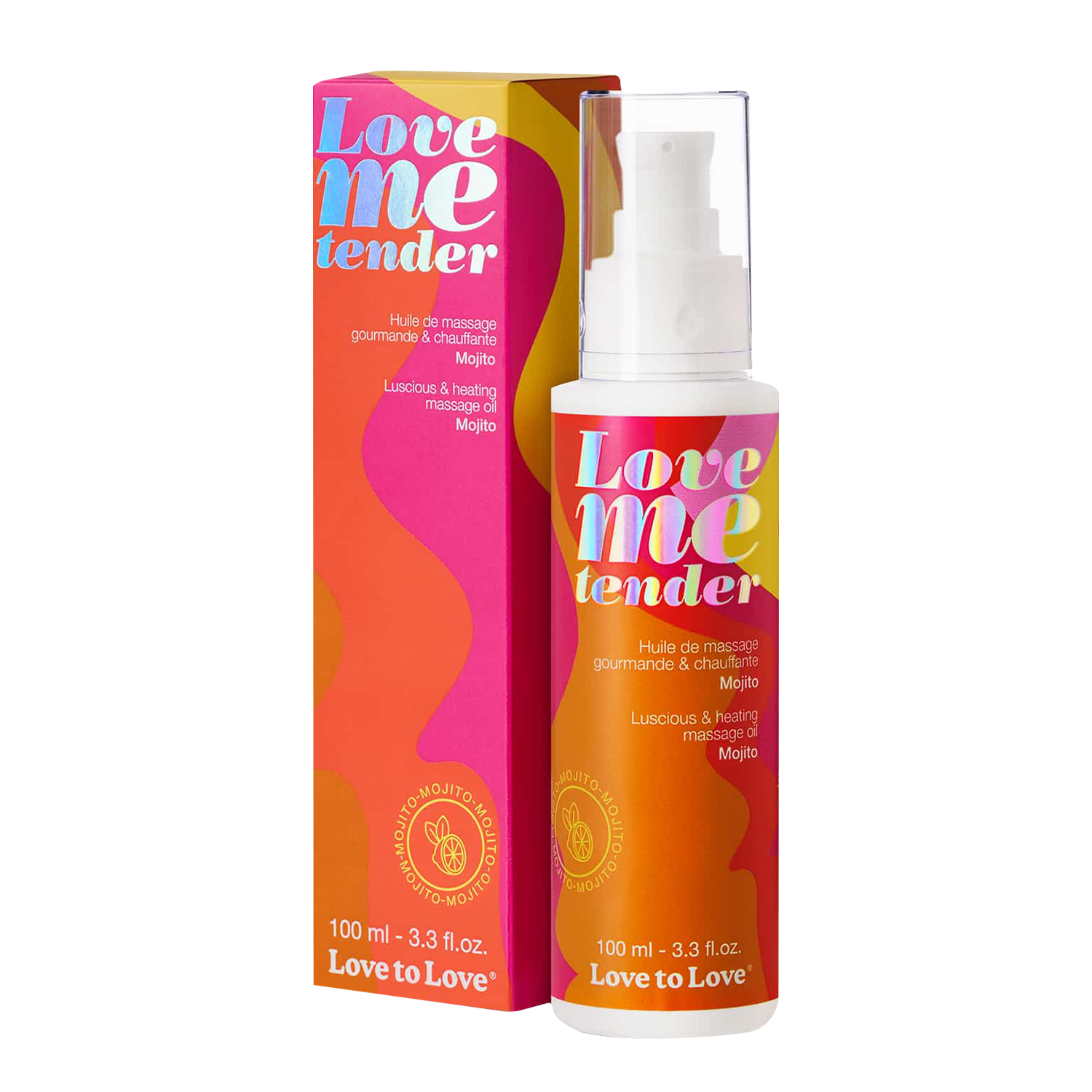 2: Love To Love – Love Me Tender Massageöl – Mojito