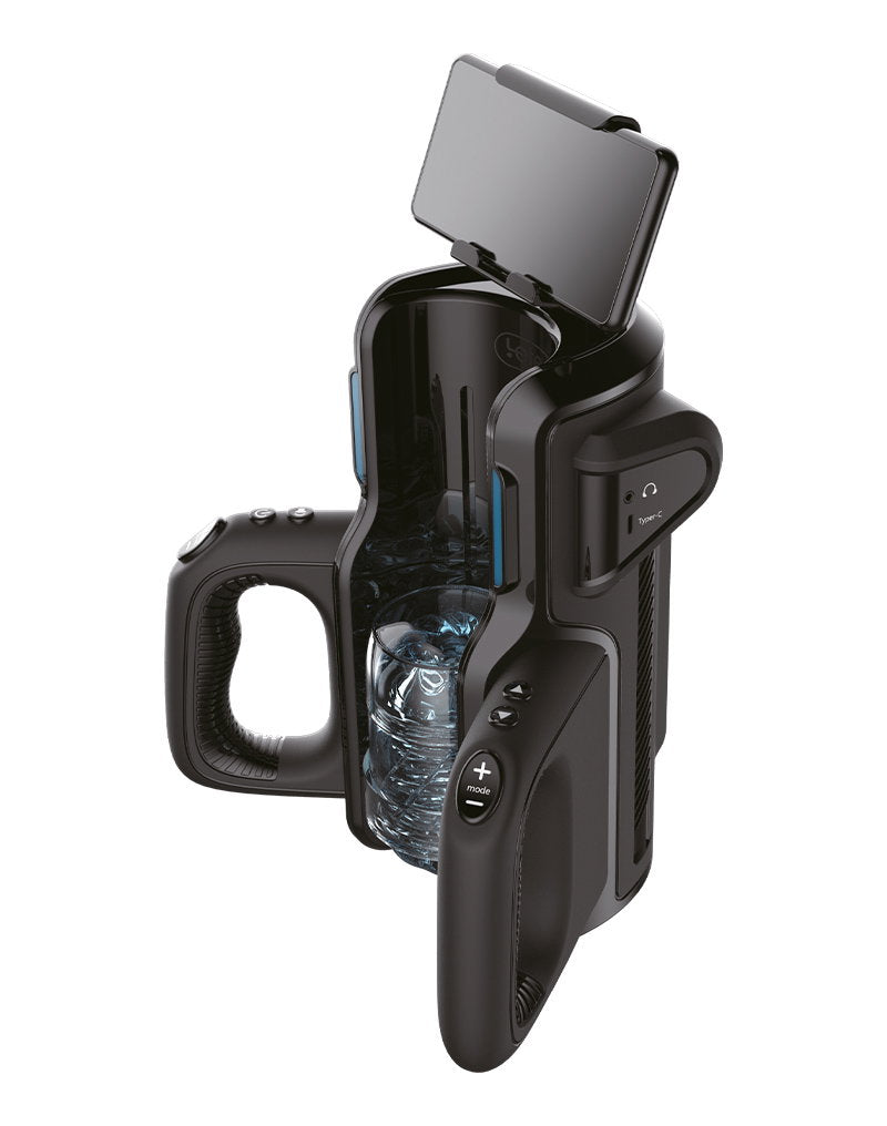 3: Leten - SM 500 - Super Thrusting Masturbator mit Telefonhalterung