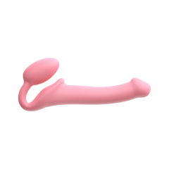 Strap-On-Me - Semi-Realistischer biegsamer Strap-On Dildo Größe M - Pink