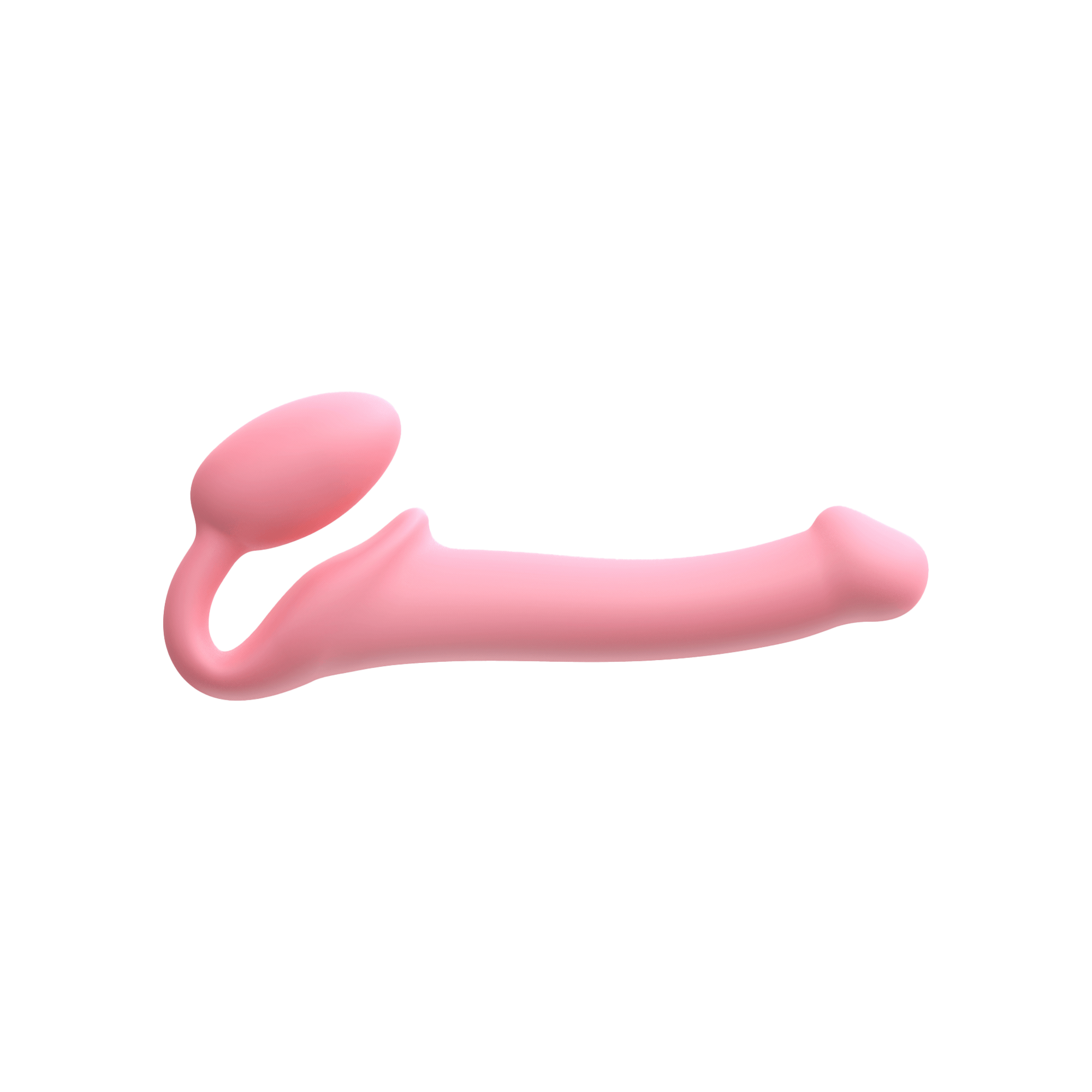 Strap-On-Me - Semi-Realistischer biegsamer Strap-On Dildo Größe S - Pink