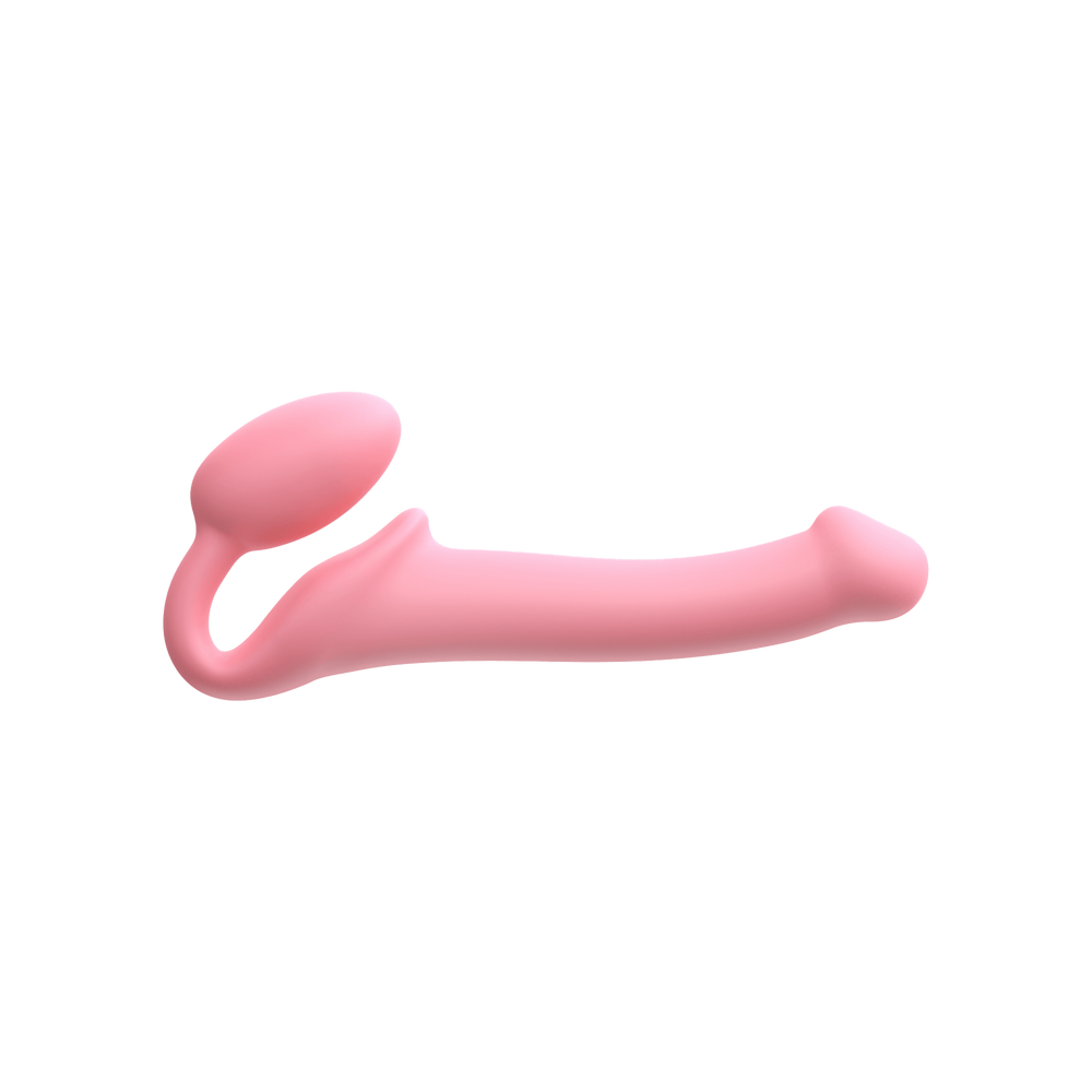Strap-On-Me - Semi-Realistischer biegsamer Strap-On Dildo Größe S - Pink
