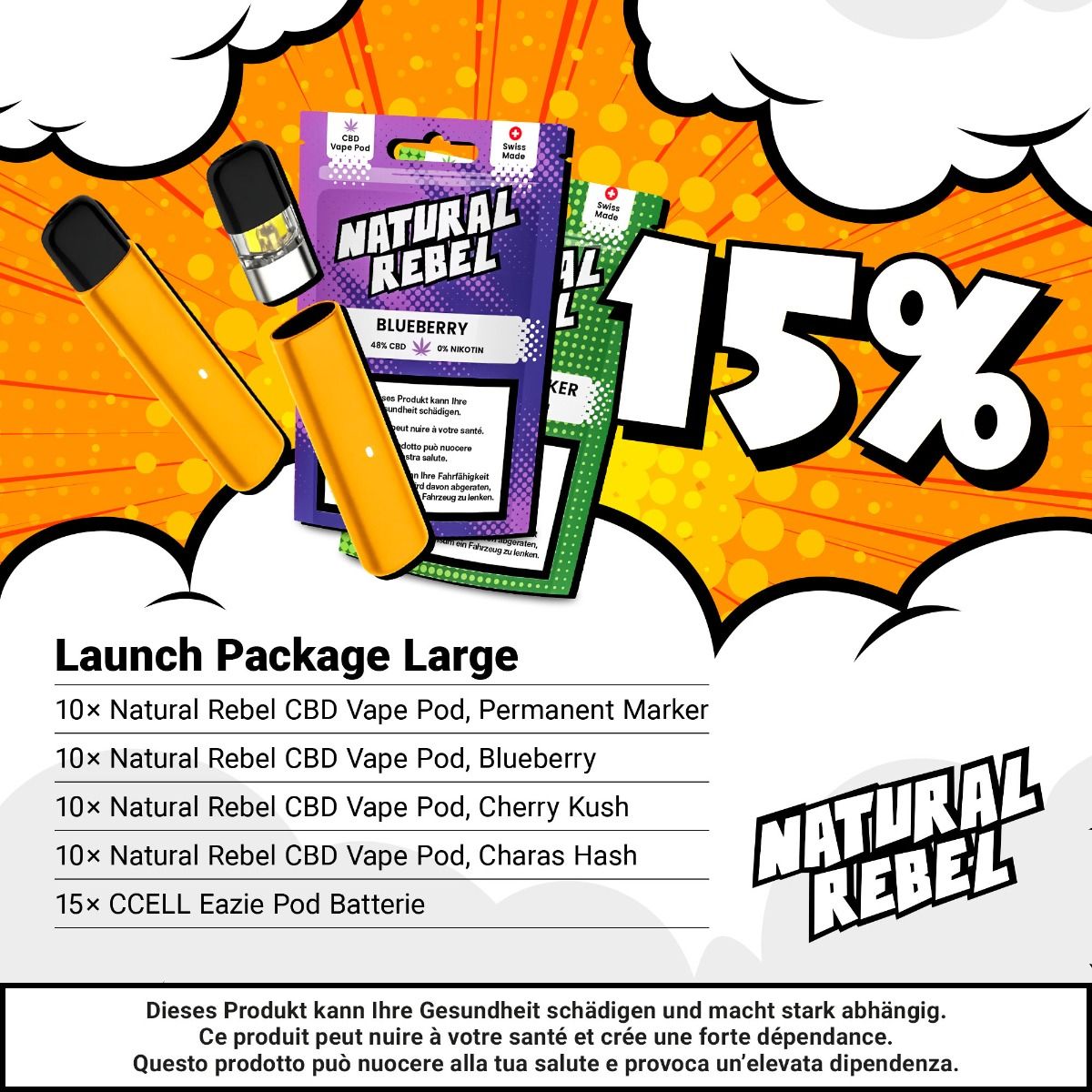 Natural Rebel Vape - Launch Package 2