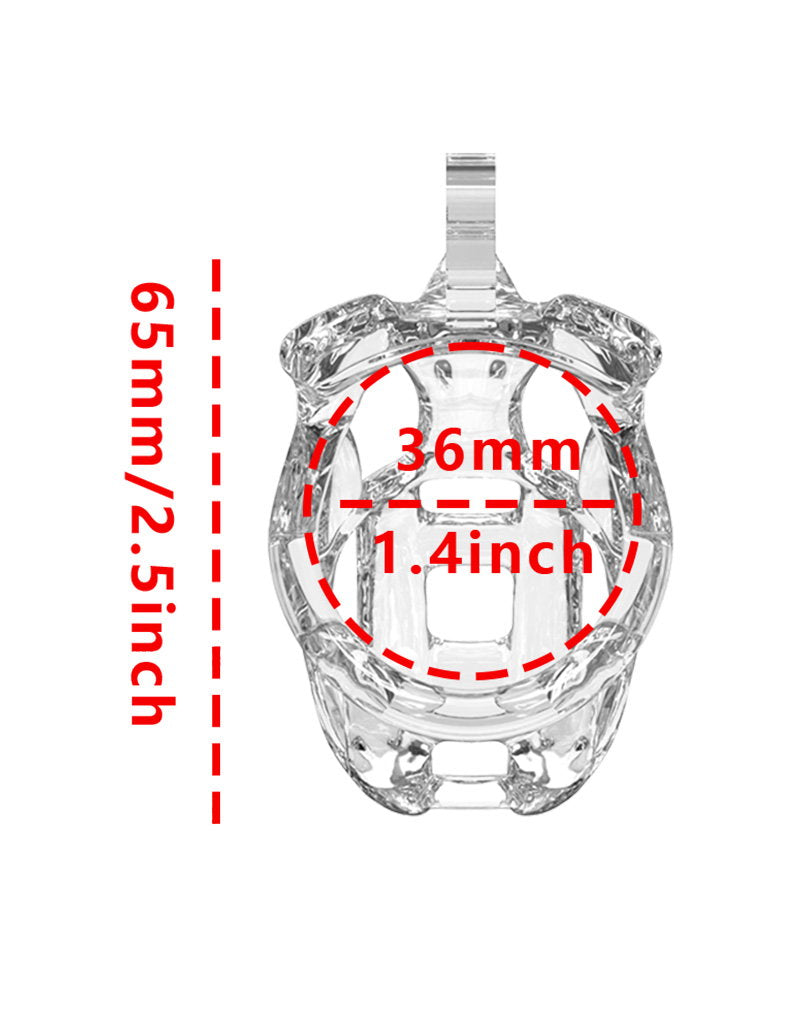 5: Rimba P-Cage - P- Cage PC11 - Peniskäfig Größe XS - Transparent