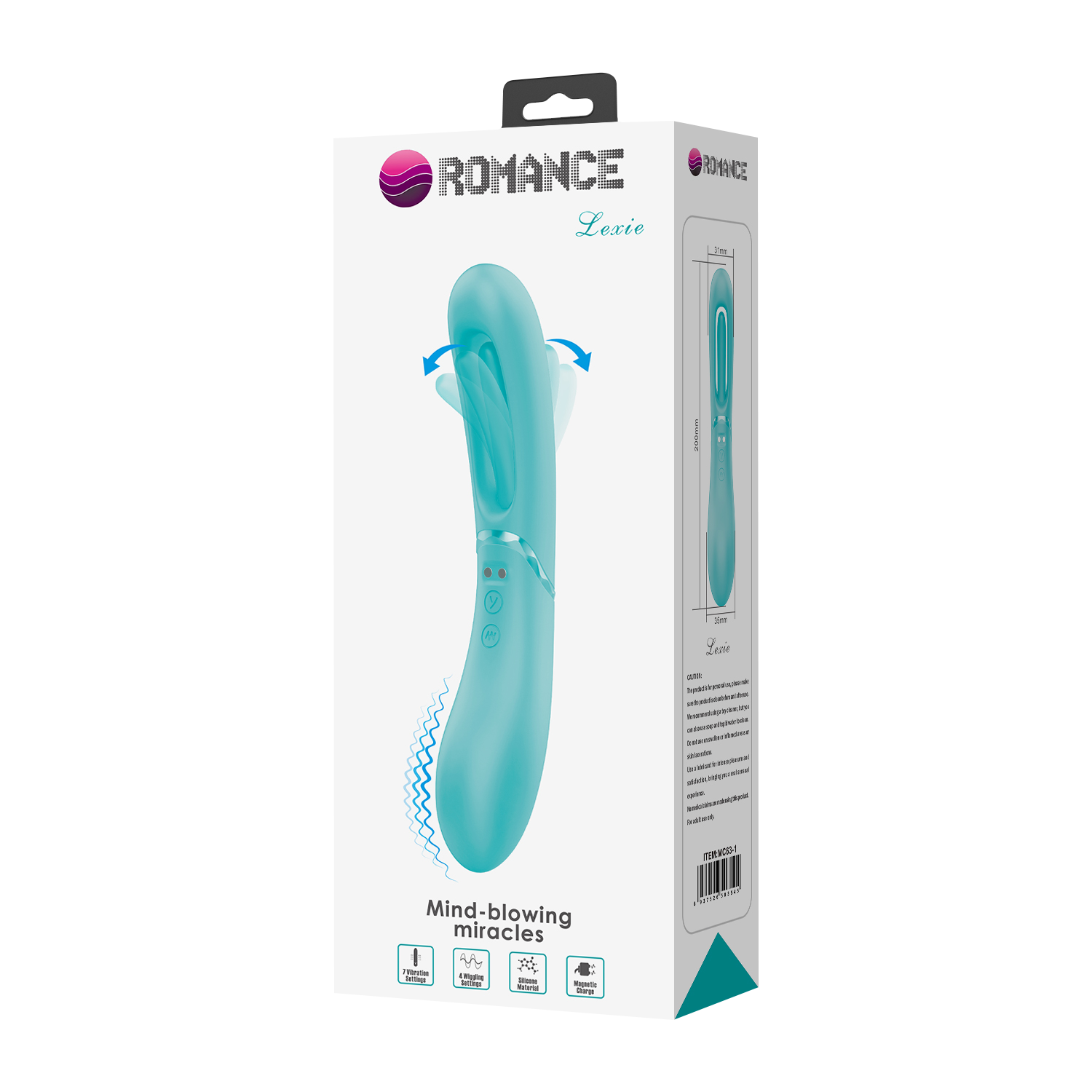 9: Pretty Love - Romance - Lexie - Vibrator - Blau