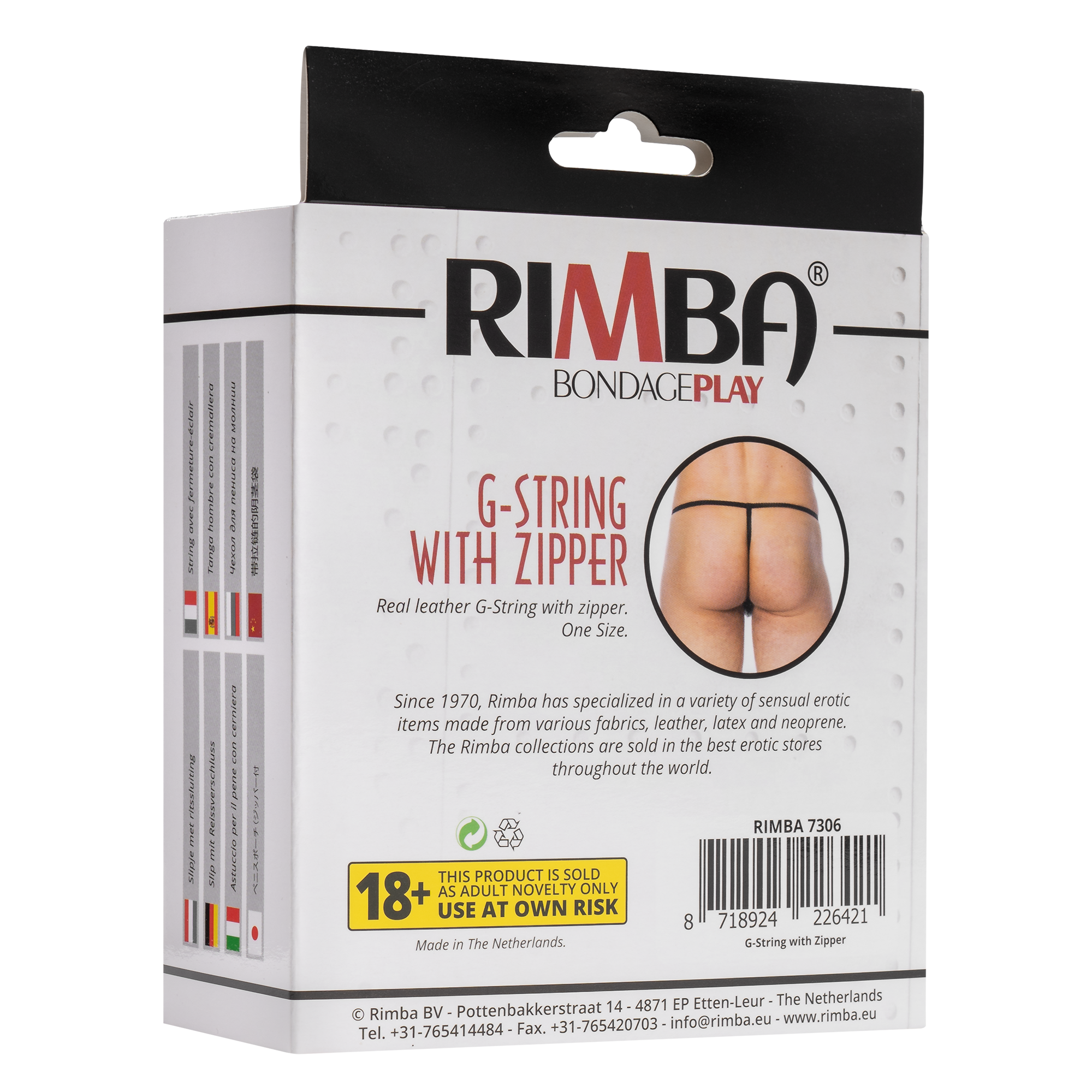 Rimba - Slip mit Reissverschluss