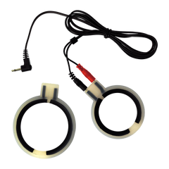 Rimba Elektro Sex Silikon Cockringen, bi polair, rund