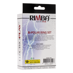 Rimba Elektro Sex Silikon Cockringen, bi polair, rund