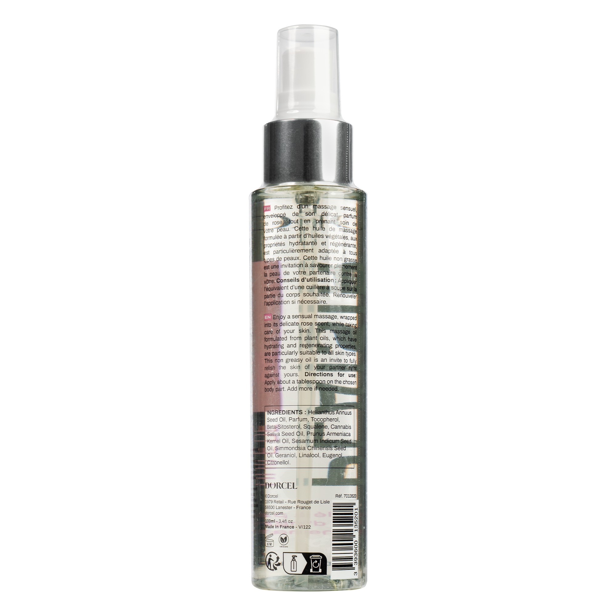 2: Dorcel - Plaisir - Wild Rose -Massageöl - 100 ml