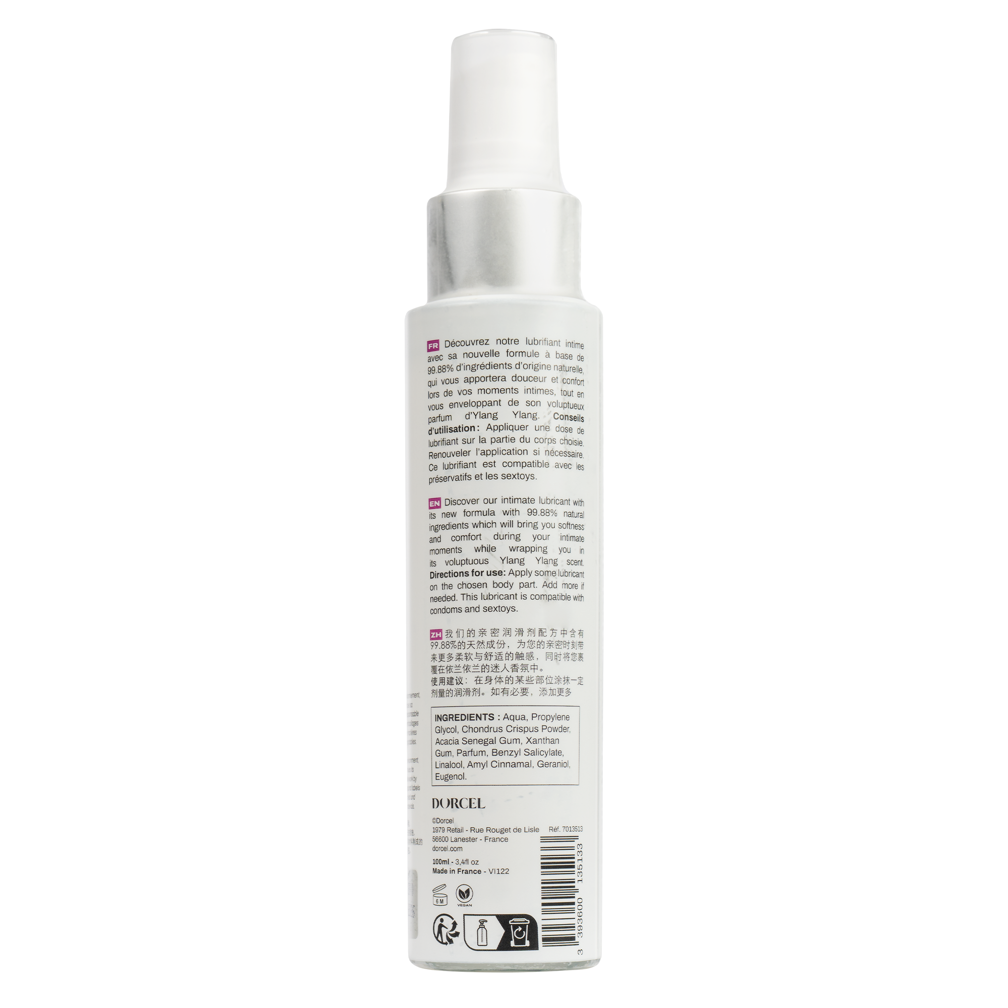 Dorcel - Plaisir - Ylang Ylang - Gleitmittel Naturel - 100 ml