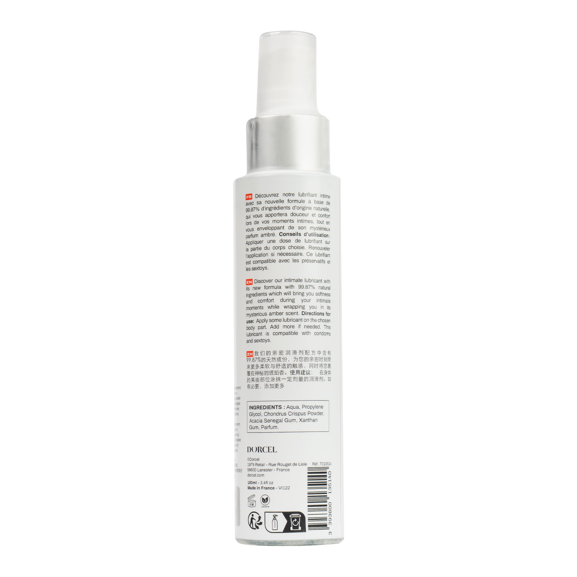 Dorcel - Plaisir - Fleur D'orient - Natürliches Gleitmittel - 100 ml