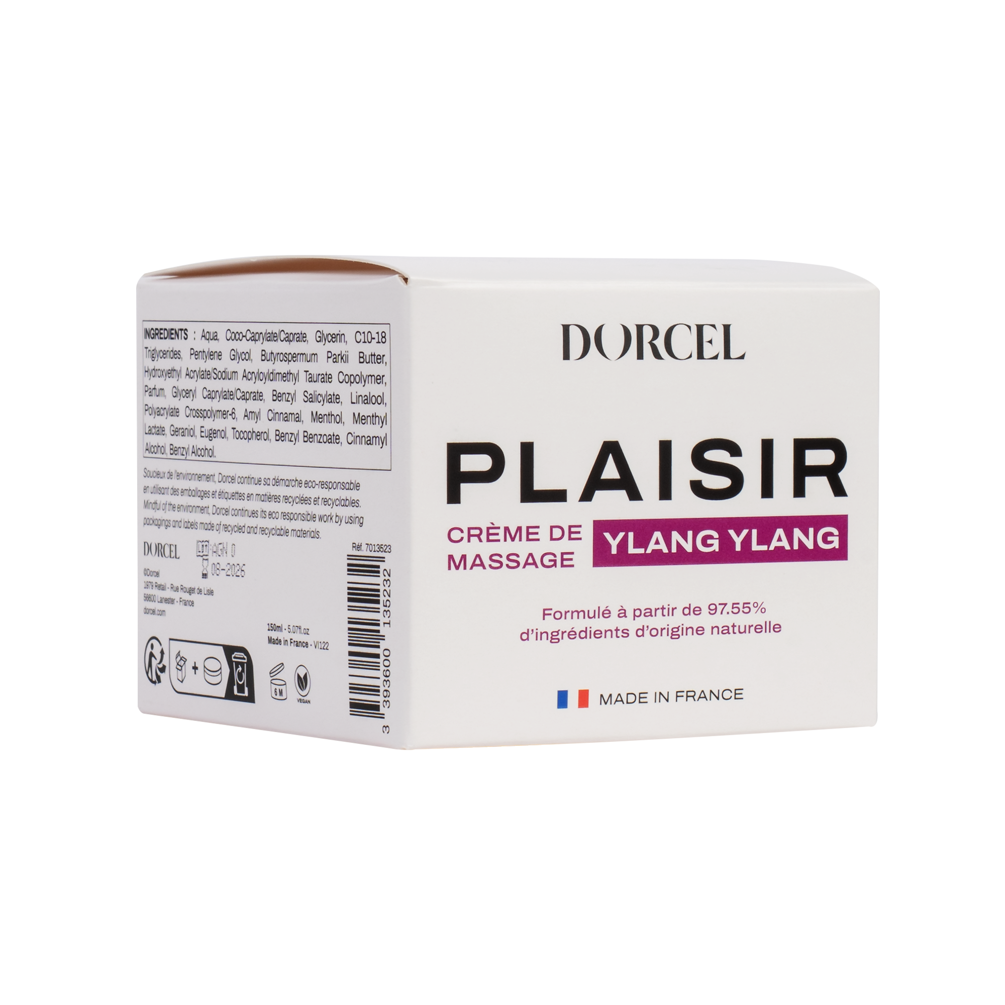 Dorcel - Plaisir - Ylang Ylang - Massagecreme - 150 ml