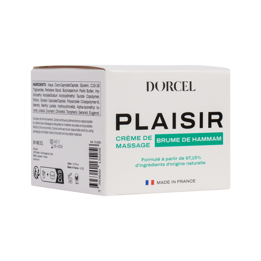 Dorcel - Plaisir - Brume De Hammam - Massagecreme - 150 ml