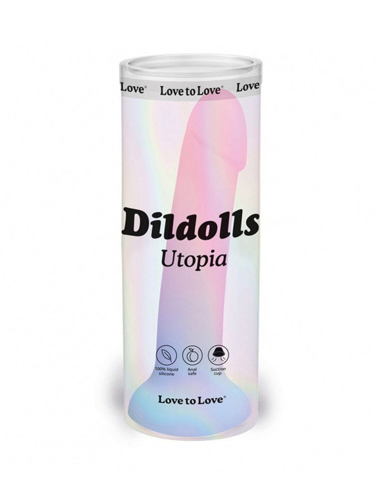 Love to Love – Utopia – Dildolls – Größe S – Rosa/Violett/Blau
