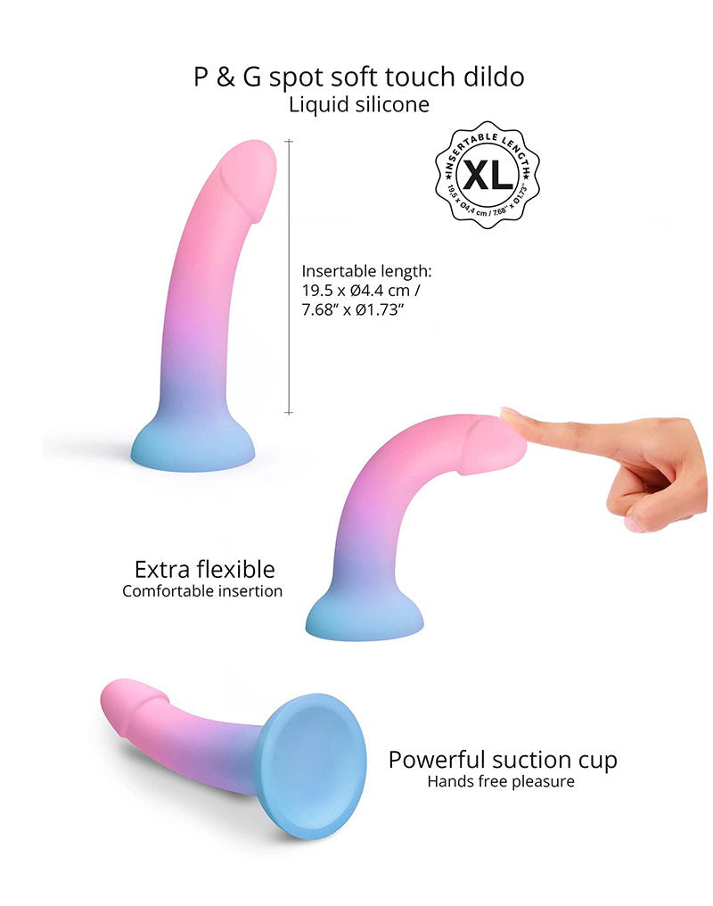 Love to Love – Utopia – Dildolls – Größe XL – Rosa/Violett/Blau