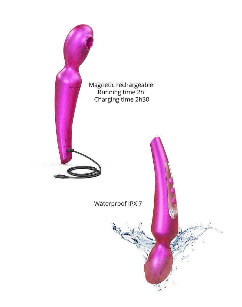 4: Love to Love – Pleaser – Wandvibrator – Iridescent Berry