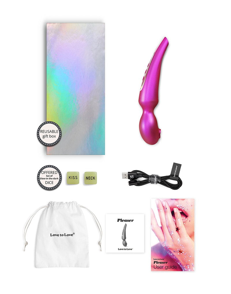 5: Love to Love – Pleaser – Wandvibrator – Iridescent Berry