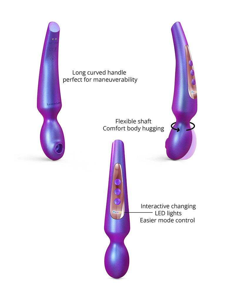 3: Love to Love – Pleaser – Wandvibrator – Iridescent Night