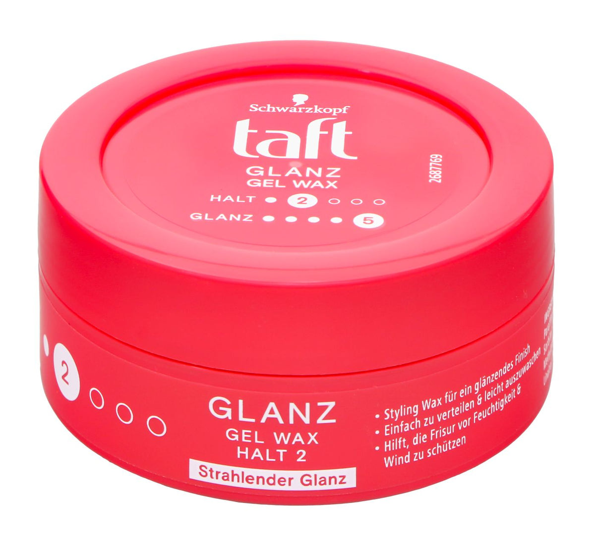 Taft Styling Gel Wax Glanz Halt 2, 75 ml