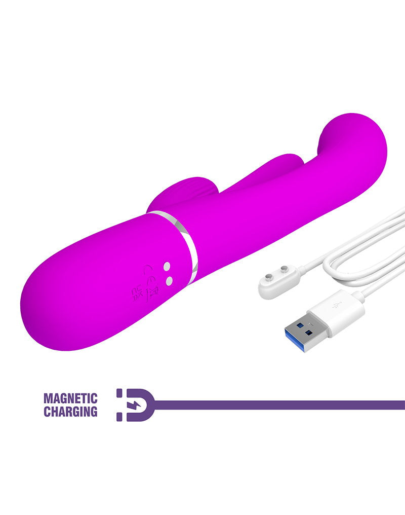 Pretty Love - Shania - Rabbit-Vibrator mit Stoßfunktion - Lila