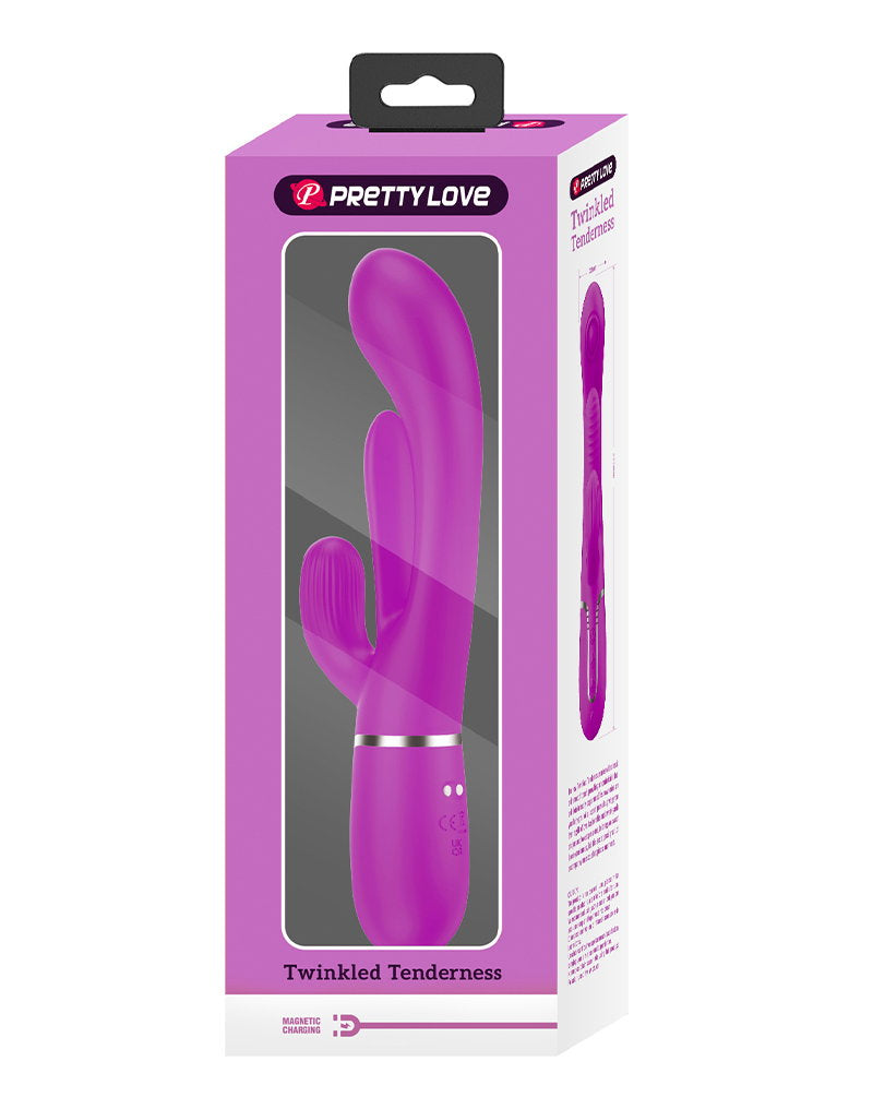 Pretty Love - Shania - Rabbit-Vibrator mit Stoßfunktion - Lila