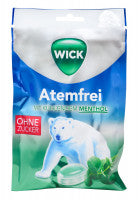 Wick Atemfrei mit kühlendem Menthol Beutel ohne Zucker, 72 g