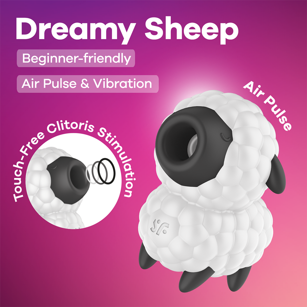 Satisfyer - Dreamy Sheep - Luftdruckvibrator - Weiß