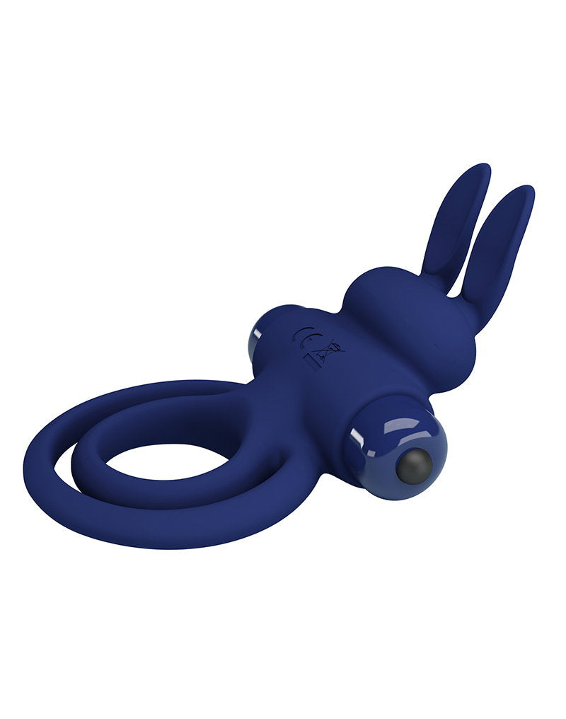 5: Pretty Love - Darey - Rabbit Cock Ring - Tiefblau
