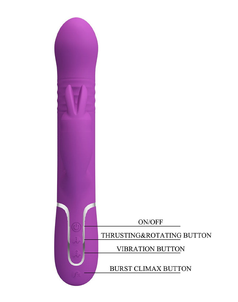 8: Pretty Love - Coale - Rabbit-Vibrator - Tiefes Lila
