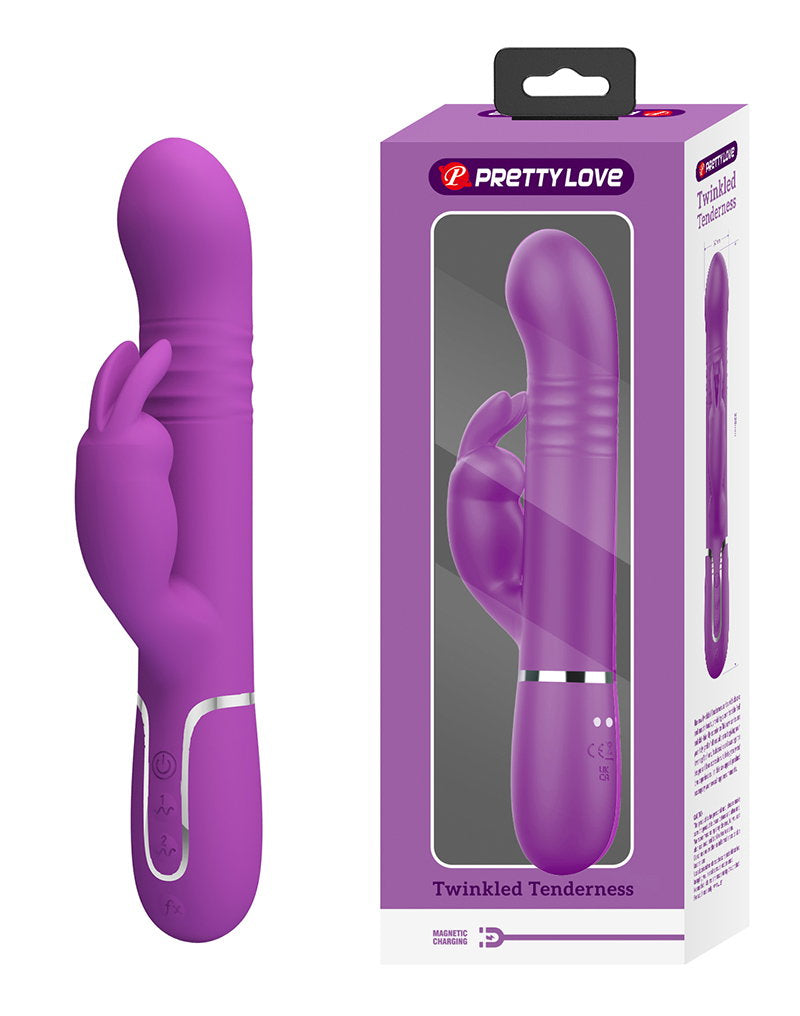 Pretty Love - Coale - Rabbit-Vibrator - Tiefes Lila