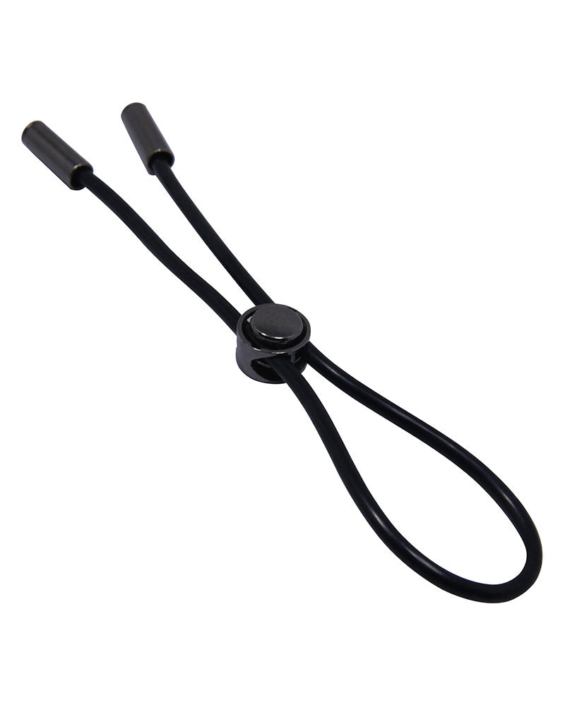 3: Pretty Love - Magic Lasso Cock Ring - Schwarz