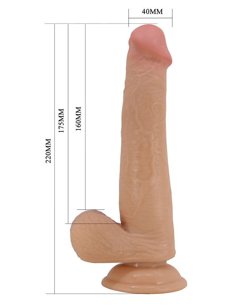 6: Pretty Love – Tallen – Realistischer Dildo mit gleitender Haut, 22 cm - Nude