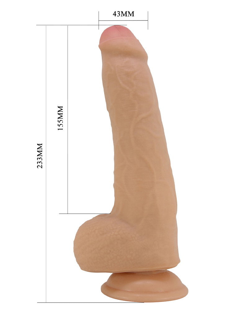 Pretty Love – Draco – Sliding realistic Dildo 23,3 cm – Nude
