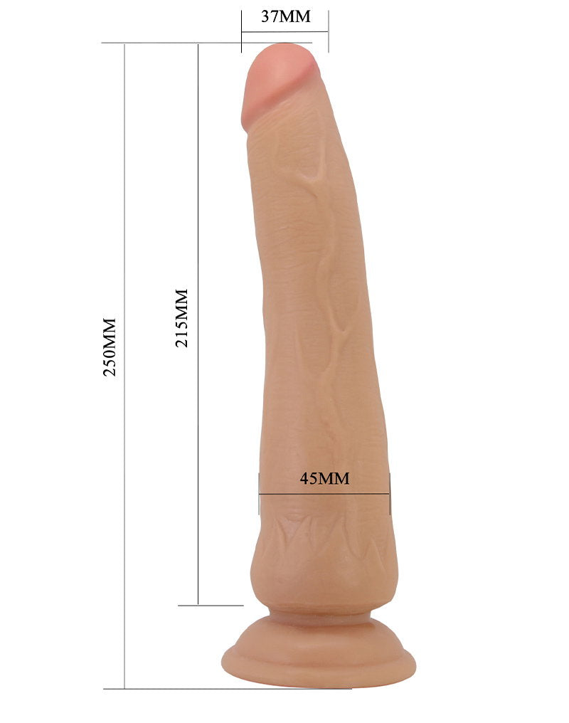 5: Pretty Love- Tiemeyer - Sliding Skin Realistic Dildo 25cm - Nude