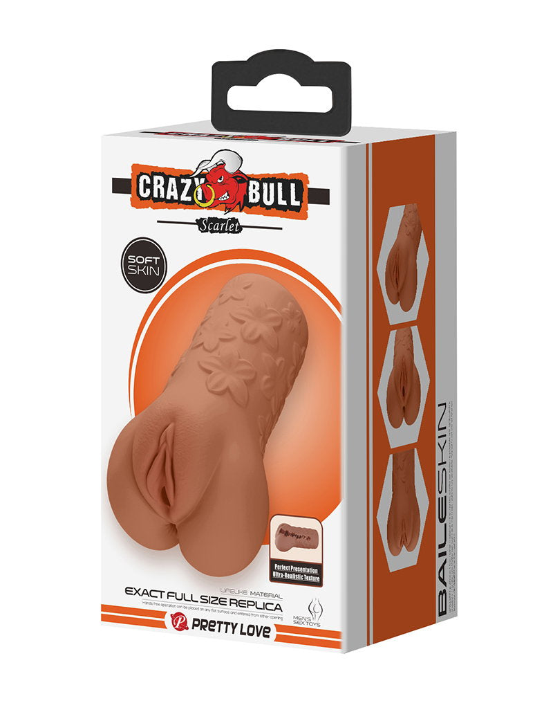 Crazy Bull - Scarlet - Männlicher Masturbator - Braun