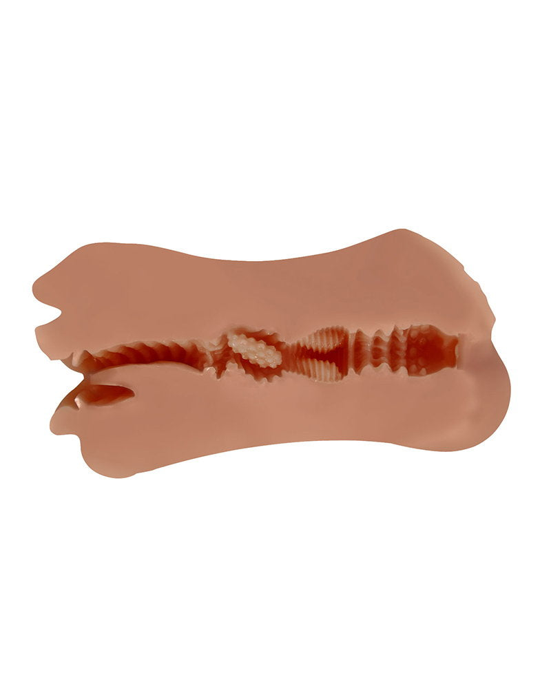7: Crazy Bull - Zoey - Premium Dual Channel Masturbatur für Männer - Braun