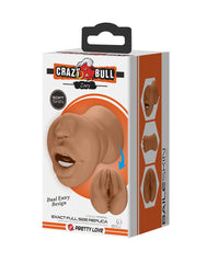 2: Crazy Bull - Zoey - Premium Dual Channel Masturbatur für Männer - Braun
