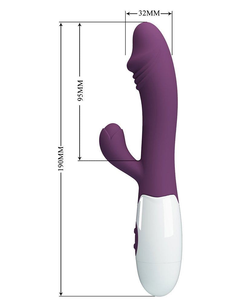 Pretty Love - Snappy - G-Punkt Rabbit Vibrator - Tiefes Lila